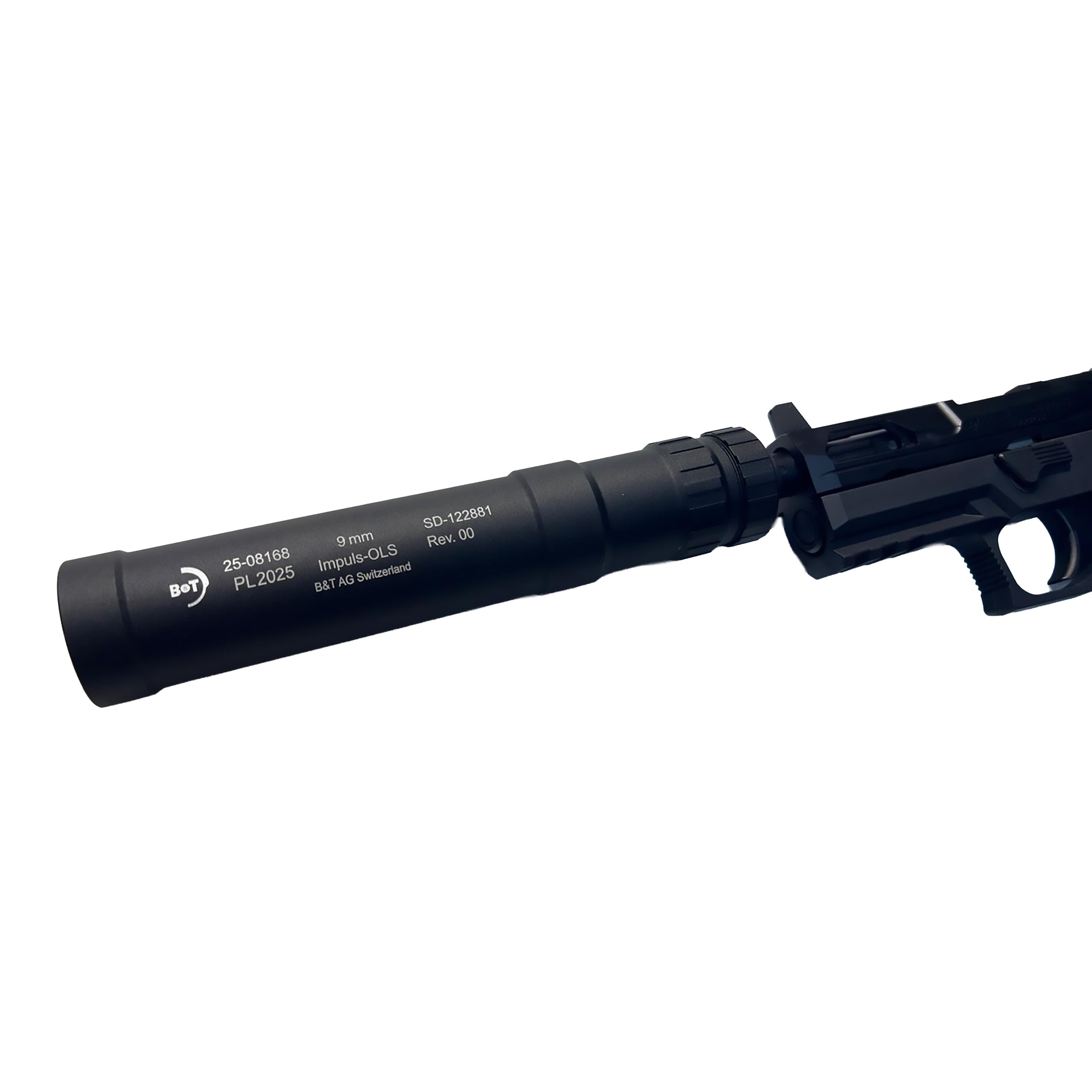 B&T Air Impuls OLS-DM Direct Mount Suppressor (14mm CCW) – Pistol Optimized