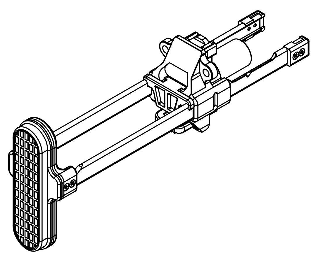 B&T Air APC9 GBB Complete Telescoping Stock Set (Module G)