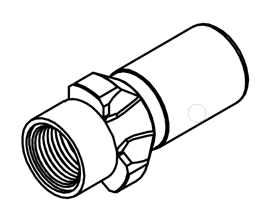 B&T Air APC9 GBB Replacement Trilug Muzzle Device (Part: F9)